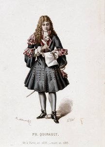 Porträtt av Philippe Quinault av Unknown artist