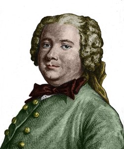 Porträtt av Pierre Carlet de Chamblain de Marivaux (1688 - 1763), dramatiker. av Unknown artist