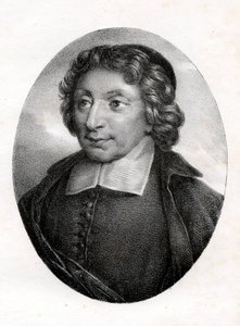 Porträtt av Pierre Nicole (1625 - 1695) ivrig försvarare av jansenismen från en målning av Port Royal. av Unknown artist