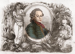 Porträtt av Pierre Poivre (1719-1786), fransk kolonialadministratör och agronom. av Unknown artist
