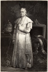 Porträtt av påven Pius IX (Giovanni Maria Mastai Ferretti av Unknown artist