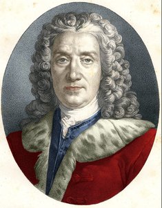 Porträtt av Prosper Jolyot, Sieur De Crais-Billon, dit Crébillon (far) (1674 - 1762) fransk dramatiker av Unknown artist