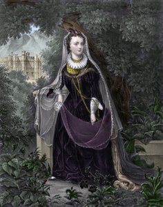 Porträtt av drottning Mary I Stuart