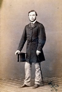 Porträtt av Ricciotti Garibaldi (1847-1924), son till den italienske patrioten Giuseppe Garibaldi och hans första fru Anita av Unknown artist