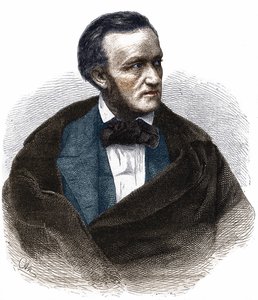 Porträtt av Richard Wagner (1813 - 1883). av Unknown artist