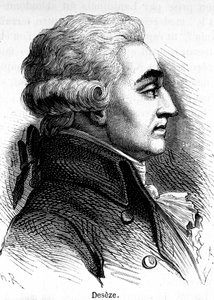 Porträtt av Romain Deseze eller De Seze (1748-1828), Ludvig XVI:s advokat under rättegången. av Unknown artist