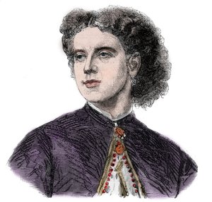 Porträtt av Rosine Bloch (1844-1891) fransk mezzosopran sångerska av Unknown artist