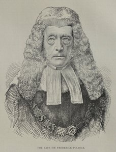 Porträtt av Sir Frederick Pollock av Unknown artist