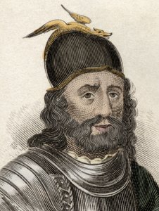 Porträtt av Sir William Wallace (Braveheart) (ca 1270-1305), skotsk riddare. Gravyr av 1800-talet. av Unknown artist
