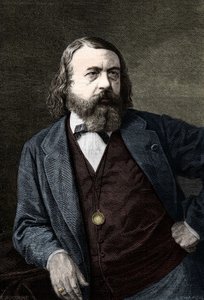 Porträtt av Theophile Gautier (1811-1872), fransk författare. av Unknown artist