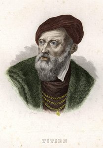 Porträtt av Tiziano Vecellio (Tizianen) (1490 - 1576) av Unknown artist