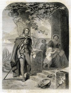 Porträtt av Torquato Tasso, dit på franska Le Tasse (1544 - 1595). av Unknown artist