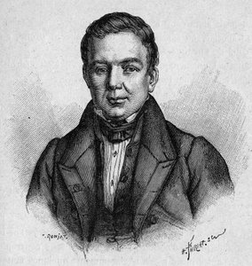 Porträtt av Villemain, fransk professor och politiker (1790 - 1870) av Unknown artist