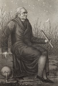 Porträtt av William Herschel (1738-1822) tyskfödd brittisk astronom - av Unknown artist