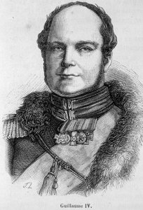 Porträtt av William IV (1765 - 1837), kung av England och Irland av Unknown artist