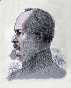 Porträtt av Vilhelm I (1797-1888), kung av Preussen och kejsare av Tyskland. Gravyr från slutet av 1800-talet. av Unknown artist