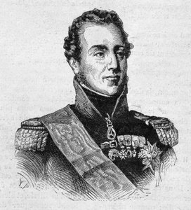 Porträtt av hertigen av Angouleme Louis Antoine (Louis-Antoine) d