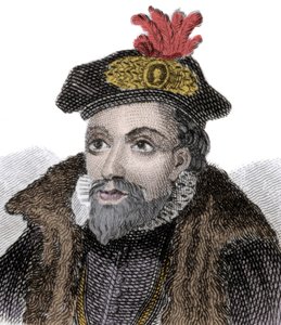 Porträtt av hertigen av Northumberland John Dudley (1501-1553) (John Dudley av Unknown artist