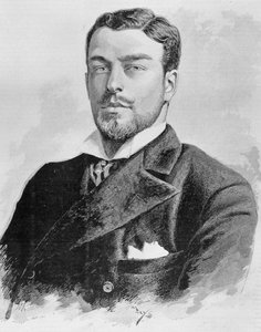 Porträtt av hertigen av Orleans. Gravyr från slutet av 1800-talet i "Histoire de France"" av H. Martin. av Unknown artist