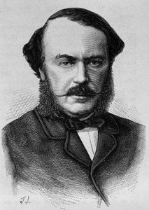 Porträtt av hertigen av Persigny (1808 - 1872). Gravyr från slutet av 1800-talet i "Histoire de France"" av H. Martin. av Unknown artist
