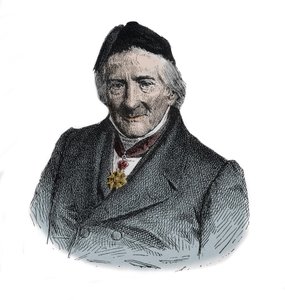 Porträtt av den engelske doktorn Jacques Lordat (1773-1870) av Unknown artist