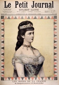 Porträtt av kejsarinnan Elisabeth av Österrike (Sissi) av Unknown artist