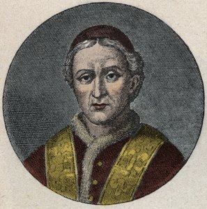Porträtt av påven Leon XII (Leo, Leone) (1823-1829) av Unknown artist