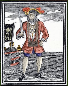 Porträtt av piraten Bartholomew 