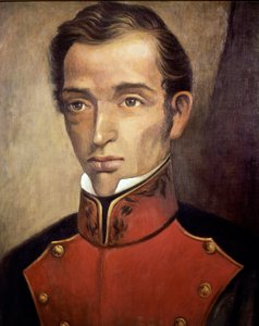 Porträtt av politikern Francisco Garcia Salinas (1786-1841) Anonym målning - 1800-talets Mexico City, National Historical Museum, Chateau de Chapultepec av Unknown artist