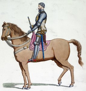 Porträtt på hästen av Bernabo Visconti (1319-1385), Lord of Milano. av Unknown artist