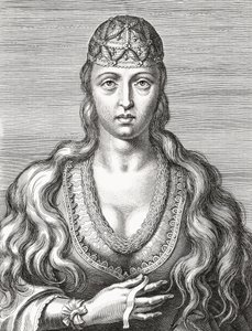 Prinsessan Jeanne av Portugal. Joana. Porträtt. av Unknown artist