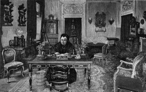 Drottning av England Victoria på Villa Palmieri i Florens 1893. av Unknown artist