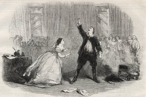 Representation av "Lucie de Lammermoor" (Lucia di Lammermoor) av Gaetano Donizetti på "Her Majesty