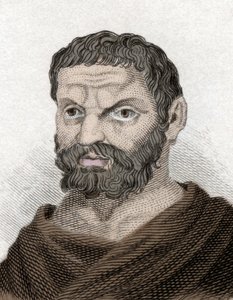Representation av Thales de Miletus av Unknown artist