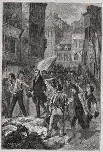 Canuternas uppror i Lyon 1831 - Louis Bouvier-Dumolart (Dumolard) (Bouvier Dumolart) prefekt och vice Lyonnais frigiven av Unknown artist