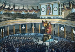 Revolutioner 1848 - 1849: tysk nationalförsamling vid St Paul