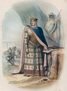 Richilde av Ardennerna (eller Richilde av Provence) (ca 845? 2 juni 910, kungariket Nedre Bourgogne) var den andra gemålen till Karl den skallige, kung och kejsare av frankerna - Porträtt av Richilde d