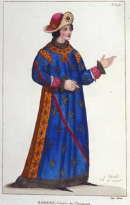 Robert av Frankrike, greve av Clermont (1256-1318). Capetian Prince. av Unknown artist