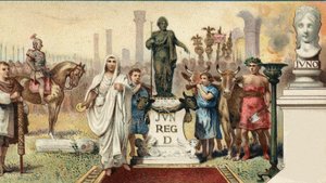 romerskt politiskt system. Tribune av pleben: Caius Sempronius Gracchus (Gaius (Caius) Sempronius Gracco) (154-122 f.Kr.), en romersk statsman (med smeknamnet "The Gracques" med sin bror) skapade en ny stad (Junonia) i Kartago för kolonin. Kromolitografi a av Unknown artist