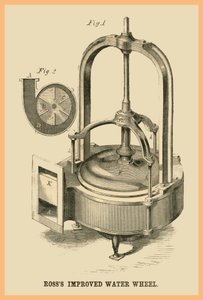 Ross Verbesserte Wasserrad von Unknown Artist