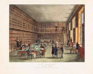 Kungliga institutionens bibliotek av Unknown artist