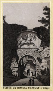 Ruinerna av Chateau d