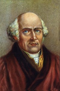 Samuel Hahnemann, homeopatins fader. av Unknown Artist