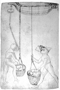 Scaphandlers från 1400-talet. av Unknown artist
