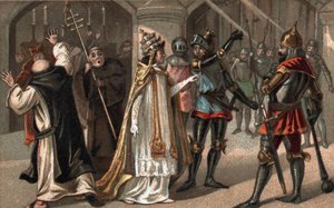 Sciarra Colonna slår påven Bonifatius VIII i ansiktet av Unknown artist
