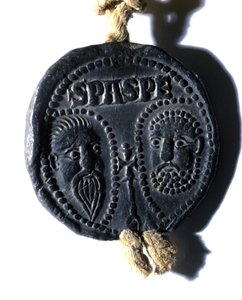 Sigill från påven Bonifatius VIII:s tid av Unknown artist