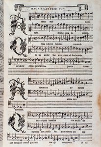 Noter på Magnificat av Giovanni Animuccia av Unknown artist