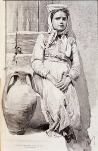 Siciliansk tjej av Unknown artist