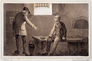 Silvio Pellico (1789 - 1854) överfördes till fästningen Spielberg (Spilberk) - i "" Storia d