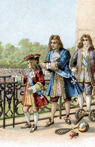 Sire, alla dessa människor är dina. sa marechalen av Villeroi till Ludvig XIV barn. av Unknown artist